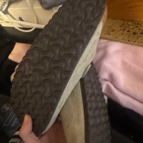 Birkenstock Suede Clogs with Buckle NEW - Picture 3 of 5